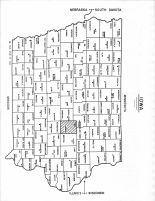 Iowa State Map, Tama County 1966